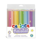 CARIOCA PASTEL COLORED PENCILS 24 PIECES