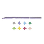 CARIOCA PASTEL PLASTIC BOX FELT TIP PENS 8 PIECES