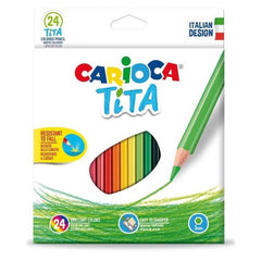CARIOCA TITA COLORED PENCILS 24 PIECES