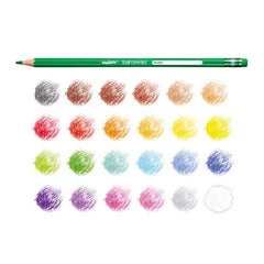 CARIOCA TITA ERASABLE COLORED PENCILS 24 PIECES