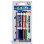 CARIOCA WHITE BOARD MARKER WITH CLIP 4 PIECES