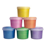 Case 6 Pots 100 ml Finger Paint Metallic Colors