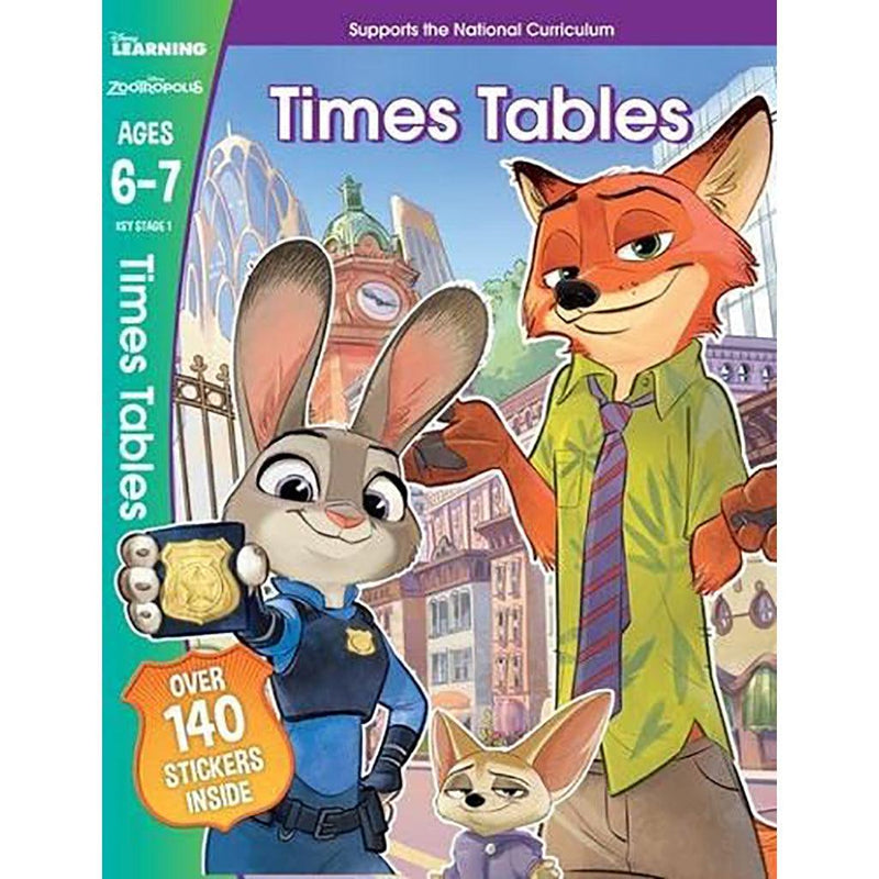 Disney Learning Zootropolis Times Tables Ages 6 7