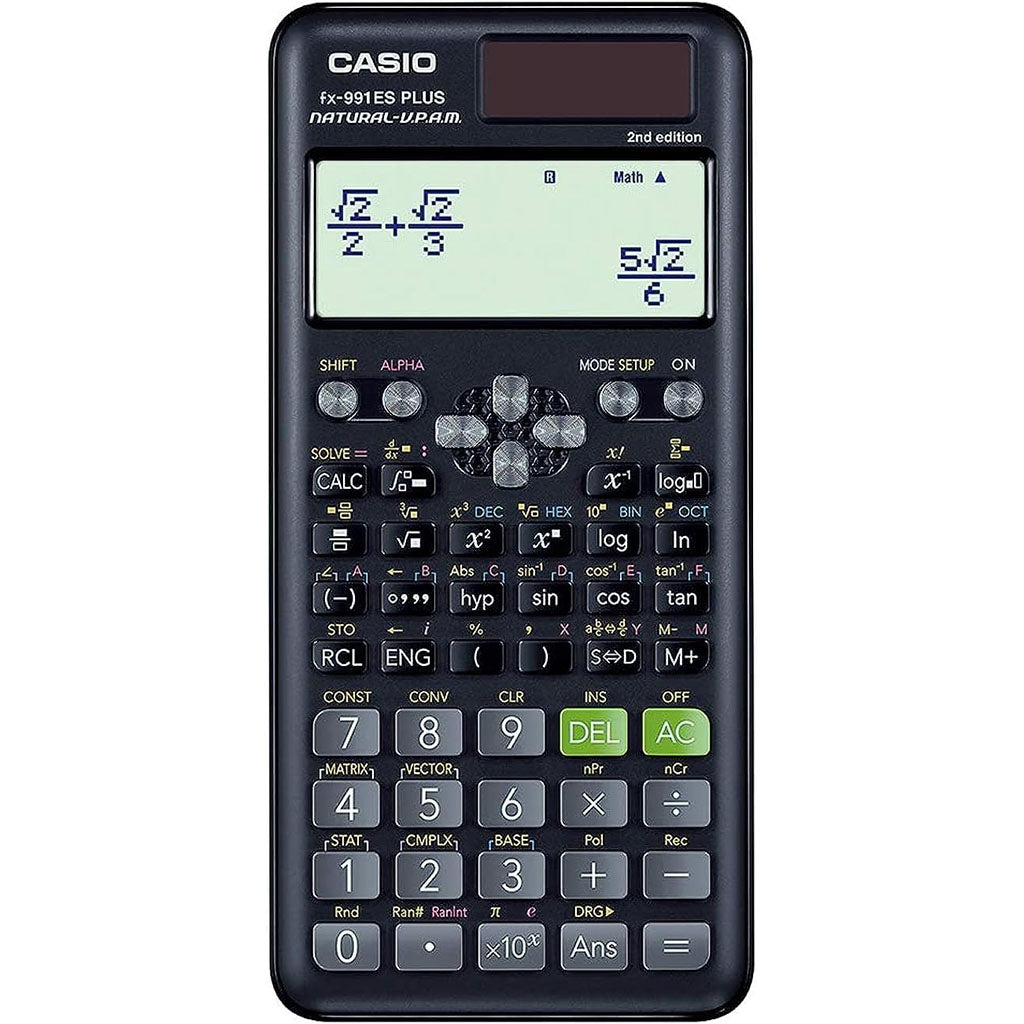 Casio Fx-991Es Plus-2Nd Edition Technical And Scientific Calculator Fx-991Es Plus 2Nd Edition Algurg Stationery