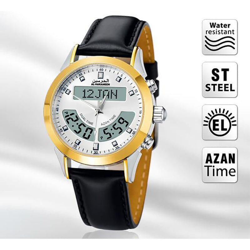 Al Harameen Azan Watch HA-6102WK