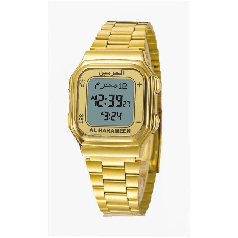 Al Harameen Digital Unisex Azan Watch HA-6461FG(W)