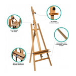 Easel - Mont Marte MEA0004C Artists Tilting A Frame Easel - 25130004