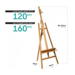 Easel - Mont Marte MEA0004C Artists Tilting A Frame Easel - 25130004