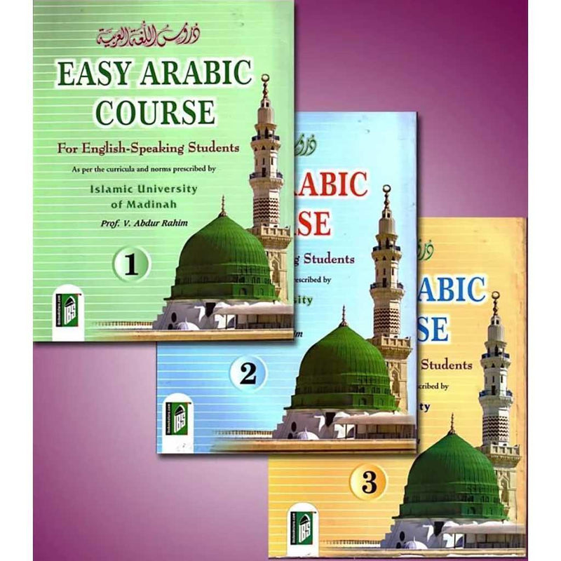 Easy Arabic Course 3 Volumes Set For English Speaking Students دروس اللغة العربية