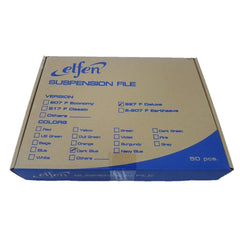 ELFEN 927 DELUXE SUSPENSION FOLDER FULLSCAPE SIZE PACK OF 50 PIECES COLOUR DARK BLUE