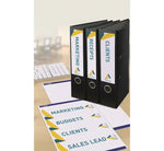 FILING LABELS L7171-100 WITH ULTRAGRIP TECHNOLOGY, 200 X 60 MM, 4 LABELS PER SHEET, 100 SHEETS IN A PACK