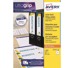 FILING LABELS L7171-100 WITH ULTRAGRIP TECHNOLOGY, 200 X 60 MM, 4 LABELS PER SHEET, 100 SHEETS IN A PACK