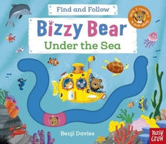 Bizzy Bear: Find and Follow – Under the Sea | Interactive Board Book for Toddlers