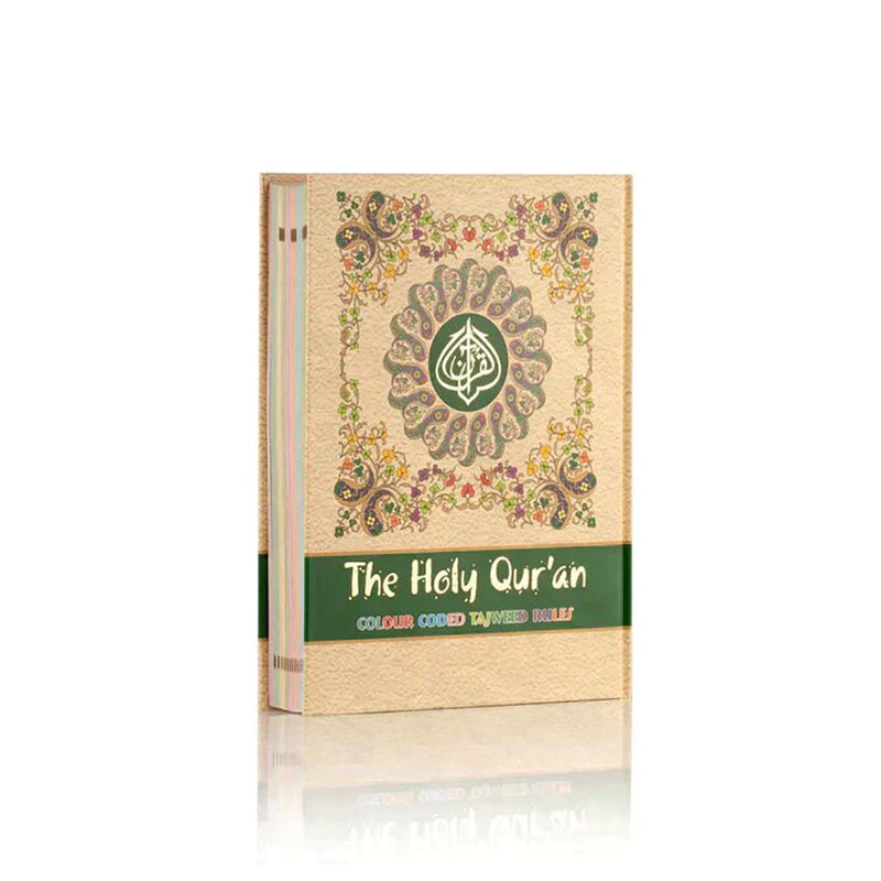 Holy Quran Color Coded with Tajweed Rules Indo Pak Script Ref: 3C Hard Cover (with slip box) 13 lines