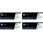 HP TONER 201A full set ( MAGENTA - YELLOW - CYAN - BLACK )