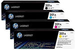 HP TONER 201A full set ( MAGENTA - YELLOW - CYAN - BLACK )