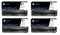 HP TONER 205A full set ( BLACK - CYAN - MAGENTA - YELLOW )