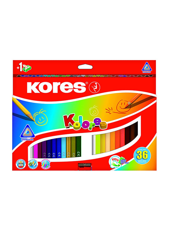 Kores Colour Pencils, 36 Piece