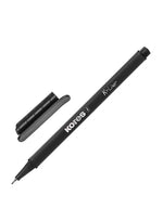 Kores 4-Piece K-Liner Fineliner with Metal-Clad Tip, 0.4mm