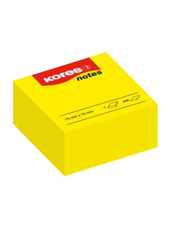 Kores Sticky Notes, 7.5 x 7.5cm, 400 Sheets