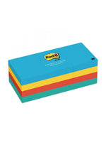 3M Post-it 653-AU Ultra Colors Sticky Notes, 34.9 x 47.6mm, 12 x 100 Sheets