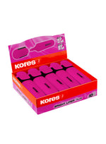 Kores 10-Piece Bright Liner Highlighter Pen with 0.5-5mm Chisel Tip