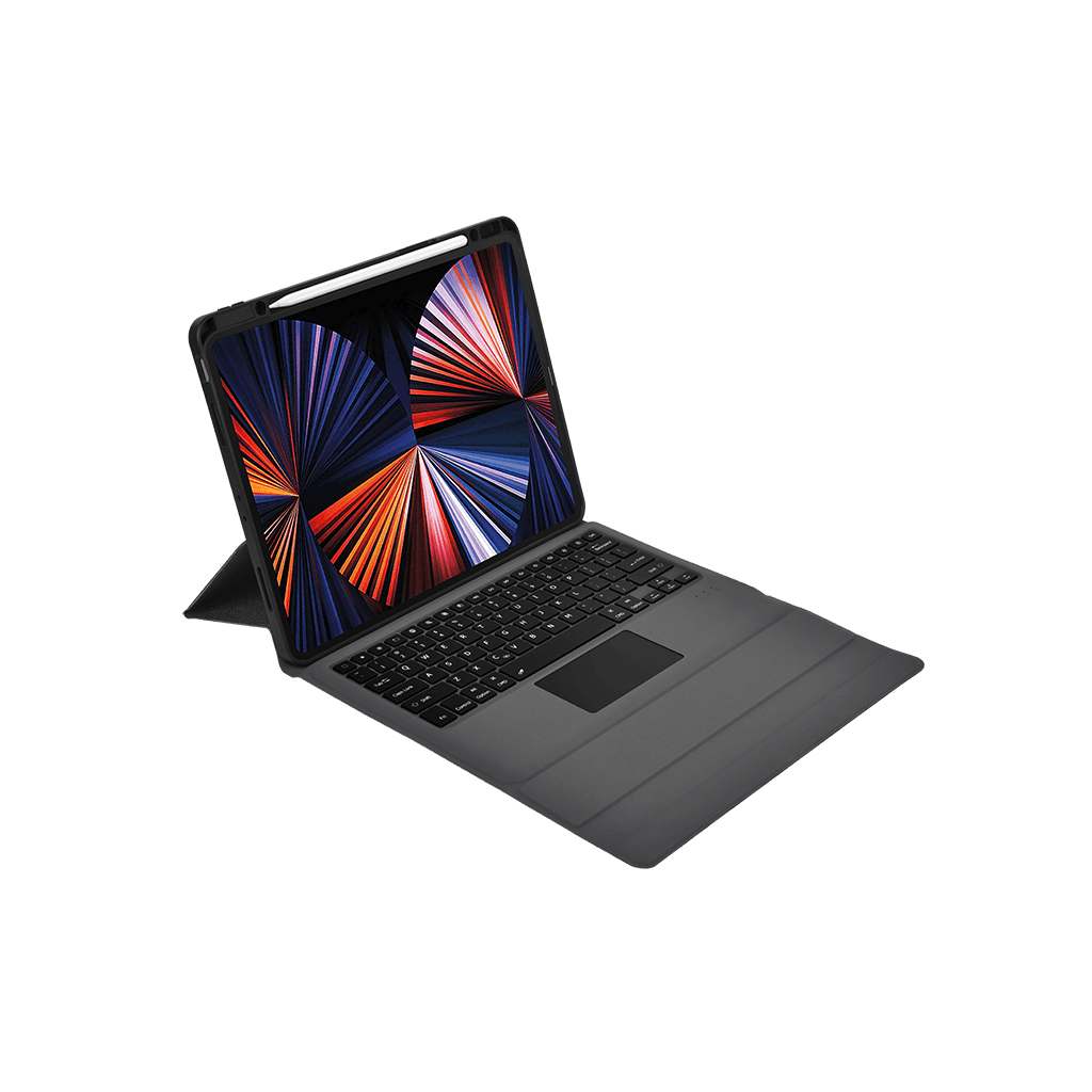 iPad Keyboard 10.2 Inches - Leather Keyboard Case With Touchpad - 10.2/10.5 inches