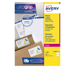 L7168 AVERY JAM FREE PARCEL LABEL, 199.6X143.5MM, 2 LABELS PER SHEET, 100 SHEETS IN A PACK