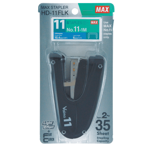 MAX STAPLER + 11-1M PIN (50X1) MXHD 11 SFL BLACK