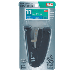 MAX STAPLER + 11-1M PIN (50X1) MXHD 11 SFL BLACK