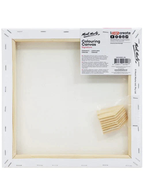MM Colouring Canvas 30x30cm Nature - 25125504