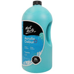 Mont Marte Signature Acrylic Paint Pump Bottle 2L - Turquoise MSCH2207