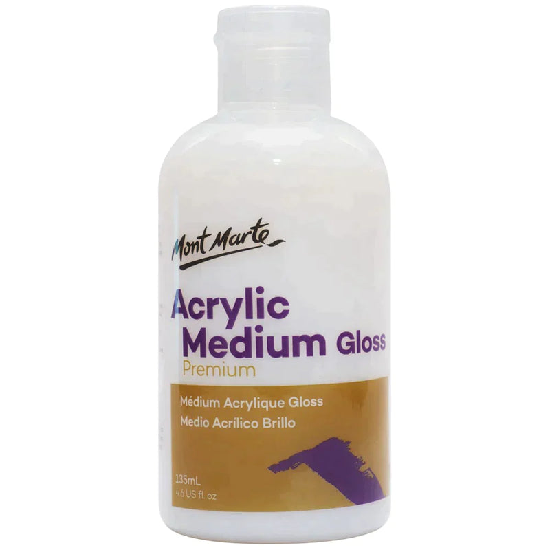 Mont Marte Acrylic Medium - Gloss 135ml