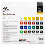 Mont Marte Acrylic Paints 24pc x 12ml - PMHS0034