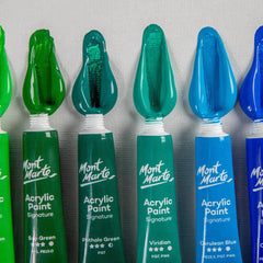 Mont Marte Acrylic Paints 24pc x 12ml - PMHS0034