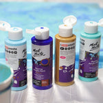 Mont Marte Acrylic Pouring / Fluid Paint Set 120ml 4pc - Golden Beach PMPP4003