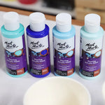 Mont Marte Acrylic Pouring / Fluid Paint Set 120ml 4pc - Marina PMPP4001