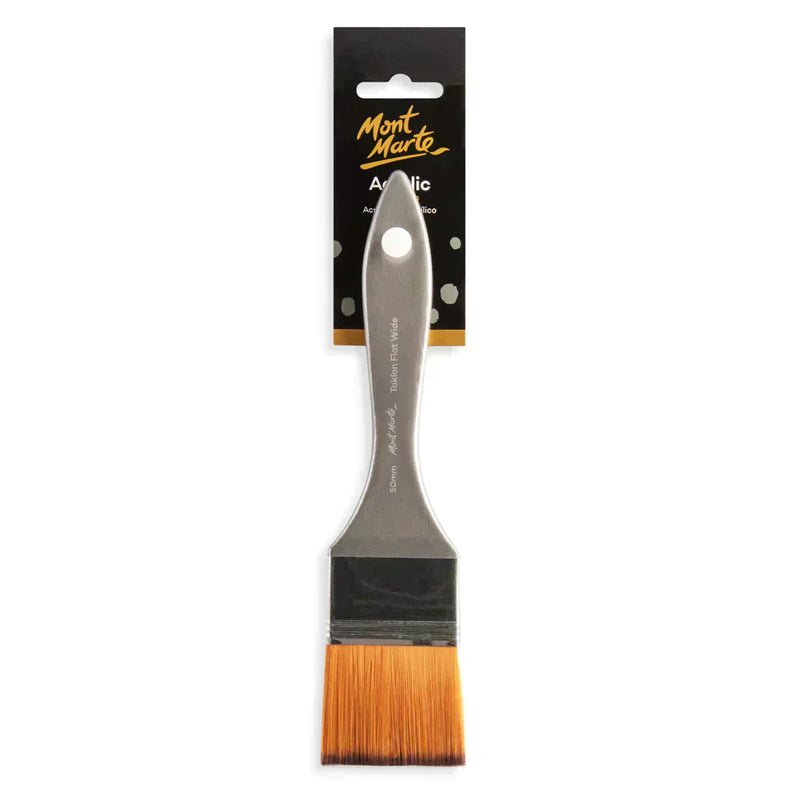 Mont Marte Artist Brush Taklon Flat Wide 50mm - MPB0055