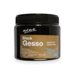 Mont Marte Black Gesso Tub 500ml - MPA0040