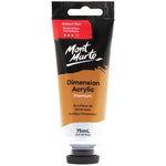 Mont Marte Dimension Acrylic Paint 75ml Tube - Brilliant Red PMDA0010