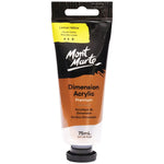 Mont Marte Dimension Acrylic Paint 75ml Tube - Lemon Yellow PMDA0005