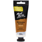 Mont Marte Dimension Acrylic Paint 75ml Tube - Pearl Yellow Mid PMDA0045