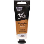 Mont Marte Dimension Acrylic Paint 75ml Tube - Vandyk Brown PMDA0038