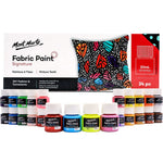 Mont Marte Signature Fabric Paint Set - 24pc x 20ml PMHS0081