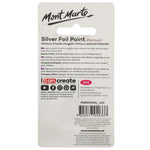 Mont Marte Foil Paint 20ml Bottle - Silver - PMPP2001