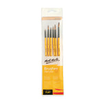 Mont Marte Gallery Series Paint Brush Set BMHS0008 - Acrylic 6pc