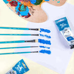 Mont Marte Gallery Series Paint Brush Set - Oil 5pc