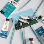 Mont Marte Gallery Series Paint Brush Set - Oil 5pc