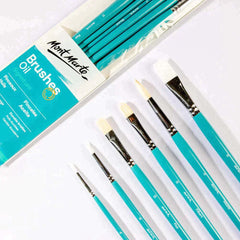 Mont Marte Gallery Series Paint Brush Set - Oil 6pc - BMHS0021