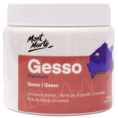 Mont Marte Gesso Primer - White 500ml - MPA0032